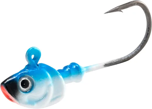 Dr.Fish Paquete de 10 Cabezas de Jig para Swimbait, Cabezas de Jig de Pesca en Agua Salada Ojos 3D Anzuelos de Acero de Alto Carbono Señuelos de