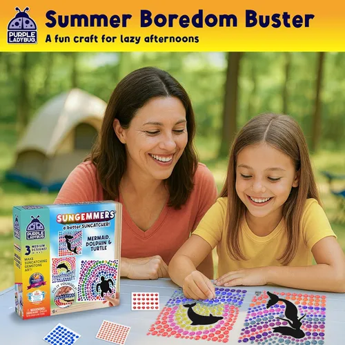 Miniatura 2 de SUNGEMMERS - Kit de atrapasoles para ventana de gemas para niños de 6 a 8, 9, 10, 11 y 12 años, regalos de cumpleaños para niñas de 7 años, Sirena