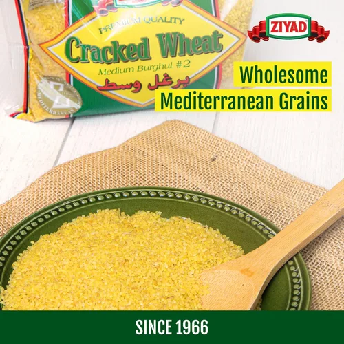 Miniatura 9 de Ziyad Bulgur de trigo agrietado – Grano entero rico en fibra, sabor a nuez y textura masticable – Ideal para tabulé, Kibbeh, curry, sopas