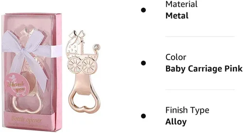 Miniatura 7 de PARTYGOGO - 30 piezas de regalos de fiesta de baby shower, regalos de devolución para invitados, abrebotellas de bebé, decoraciones para niños