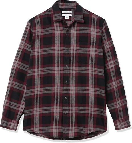 Miniatura 4 de Tienda Essentials Camisa de franela de manga larga para hombre (disponible en tallas grandes y altas)