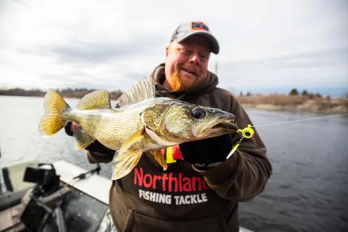 Miniatura 5 de Northland Fishing Tackle Deep-Vee Spin Jig, versátil Walleye Spinning Jig con hoja de sauce Thumper, señuelo multiespecie, cebo de pesca esencial
