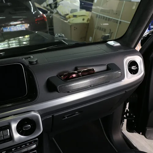 Miniatura 3 de YIWANG Caja de almacenamiento de agarre de copiloto ABS para Mercedes Benz Clase G AMG Wagon Cross Country SUV W463 G350 G400 G500 G55 G63 G65