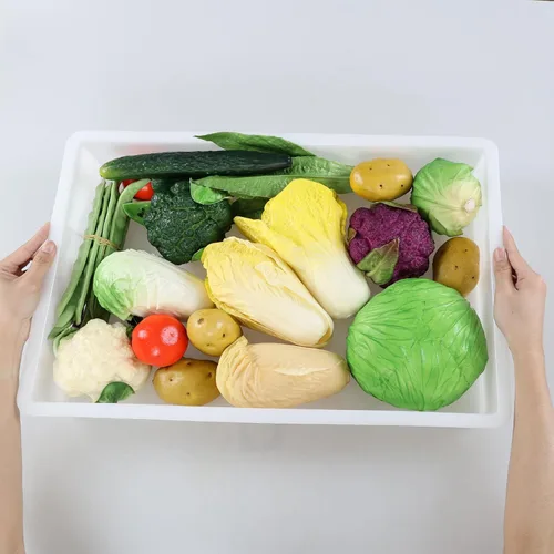 Miniatura 6 de Caja a prueba de masa, bandejas apilables comerciales para masa para pizza (23.75 x 16.25 x 3.8 pulgadas), color blanco, paquete de 4
