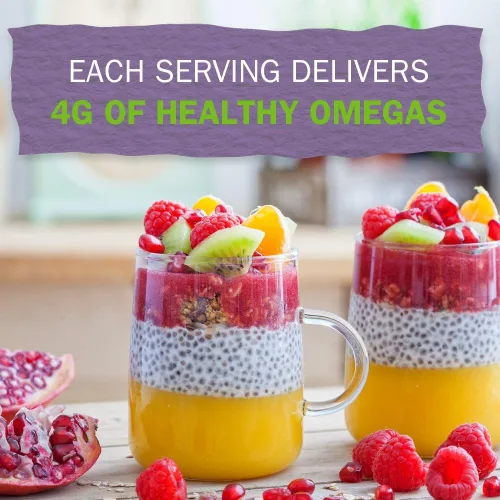 Miniatura 3 de Garden of Life Raw Organics Semillas de chía 100% orgánicas para batidos y pudín, alimentos de semillas enteras con superalimento Omega 3, 28
