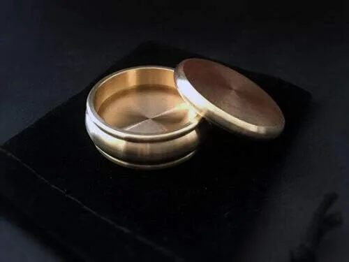 Miniatura 4 de Buddha Slot Box (Half Dollar,Brass) Coin Magic Trick Gimmick Close up Magic Prop Magia Appearing Vanishing Magie Illusions Fun