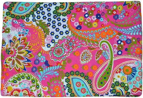 Miniatura 5 de Tela de algodón con estampado floral de 45 pulgadas de ancho, tela de gasa de algodón para costura de vestido negro, tela para manualidades por 5