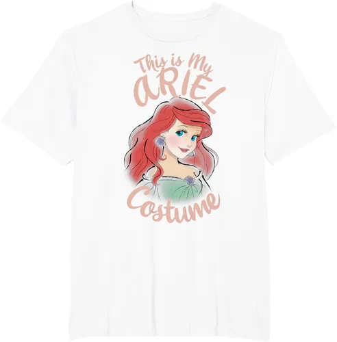 Miniatura 9 de Disney Camiseta de Halloween de Ariel This Is My Costume de La Sirenita, Blanco