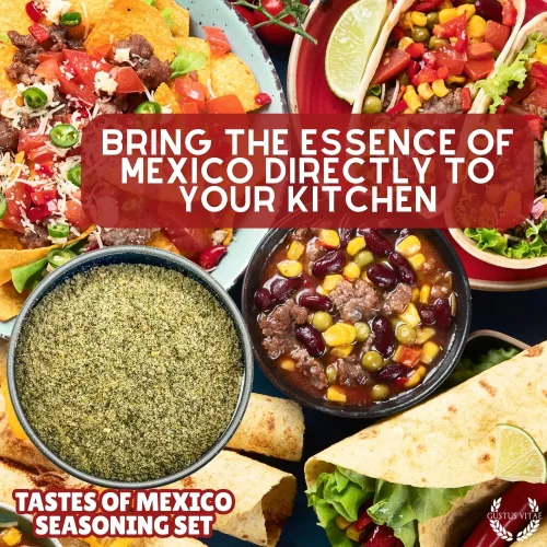 Miniatura 2 de Gustus Vitae Set de regalo de condimentos mexicanos – Tastes of Mexico – Mezcla de especias artesanales – Juego de 6 – Sin OMG, totalmente natural