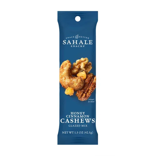 Miniatura 14 de Sahale Snacks - Mezcla glaseada de pacanas al ron y bananas, 4 onzas (paquete de 6)