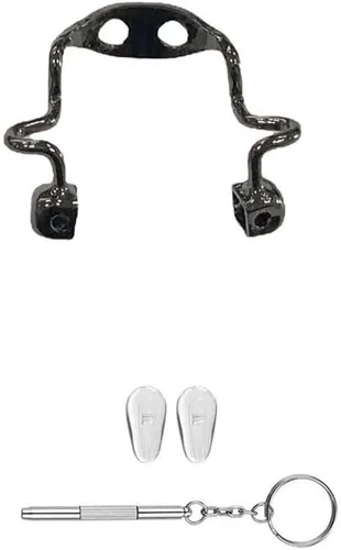 1 almohadilla para la nariz para anteojos, brazo de repuesto, puente de silla, lentes de metal, soporte unido, lentes de sol, puente de nariz, en