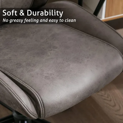 Miniatura 7 de Silla de escritorio de oficina con respaldo alto, silla de oficina ergonómica reclinable, moderna silla giratoria para computadora, sillas de sala