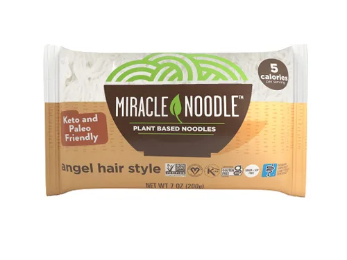 Miniatura 8 de Miracle Noodle Miracle Rice, 8 onzas (paquete de 6), arroz Shirataki Konjac a base de plantas, 5 calorías, 1g de carbohidratos netos por porción