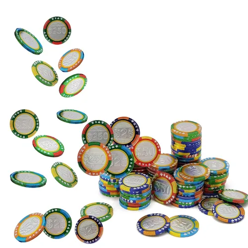 Miniatura 5 de Fichas de póker de casino Fruidles, monedas de chocolate con leche belga, productos lácteos certificados Kosher, sin OGM (paquete de 100)