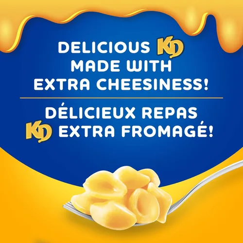 Miniatura 3 de Kraft Dinner, Tres queso, macarrones y queso, 7.05 oz/7.1 onzas, (paquete de 24) {Importado de Canadá}