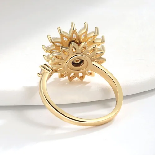 Miniatura 60 de Anillo de plata de ley 925, minimalista, ajustable, hecho a mano, para mujeres y niñas