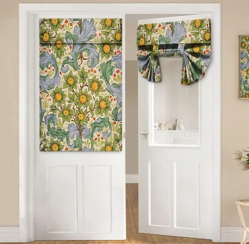 Miniatura 20 de Cortinas de puerta negras y rojas para ventanas de puerta, estampado de leopardo y cebra, cortinas de ventana para puerta de vidrio francesa
