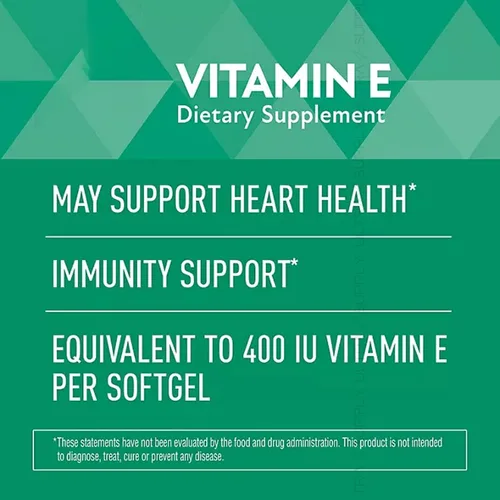 Miniatura 5 de Members Mark - Cápsulas blandas de vitamina E (500 unidades), 180 mg (400 UI) Apoyo antioxidante para la salud cardíaca e inmunológica, sin gluten