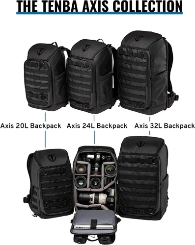 Miniatura 8 de Tenba Axis Mochila Bolsas (637-701), 20L
