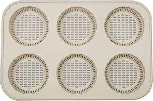 Miniatura 2 de Silikomart Molde para pan de hamburguesas, grande, gris