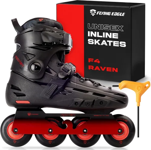 Flying Eagle F4 Raven Freeskate - Patines en línea para adultos hombres, patines en línea de velocidad para hombres, patines en línea para hombres,