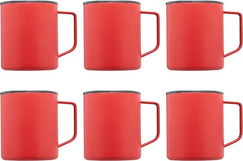 Miniatura 13 de Kenai - Tazas de viaje personalizadas con recubrimiento en polvo, 13.5 onzas, juego de 6, paquete personalizado a granel, doble pared, perfectas