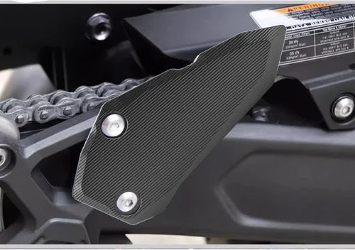 Miniatura 6 de Juego de reposapiés delantero para motociclista, protector de placas de talón (para vehículo Kawasaki) Ninja ZX-4R ZX-4RR ZX-25R (negro)