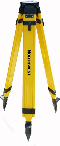 Miniatura 3 de NWI NAT97 - Trípode amarillo con recubrimiento en polvo de cabeza plana resistente