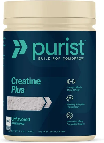 Miniatura 9 de PURIST Creapure Creatine Plus Monohydrate Suplemento en polvo de entrenamiento Recuperación de energía de fuerza muscular para mujeres y hombres