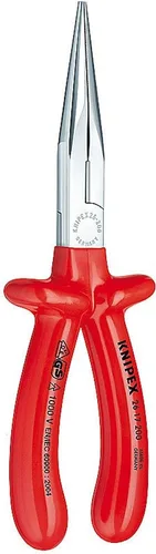 Miniatura 2 de KNIPEX Herramientas - Alicates de punta larga con cortador, 1000 V aislados (2618200SBA), amarillo