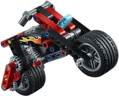 Miniatura 3 de LEGO Technic Stunt Show Truck & Bike 42106; incluye motocicleta de acrobacias, camión de juguete y remolque (P10 piezas)