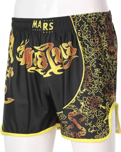 Miniatura 3 de Lejafay Pantalones cortos deportivos Muay Thai para hombre, pantalones cortos de kickboxing, artes marciales y artes marciales