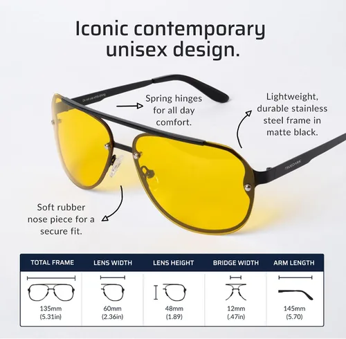 Miniatura 5 de TrueDark by Dave Asprey Daylights Yellow Lenses Block 75% of Blue Light for Heavy Daytime Screen Use