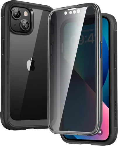 Miniatura 156 de Diaclara - Funda compatible con iPhone 11, carcasa resistente de cuerpo completo con protector de pantalla integrado sensible al tacto y Transparente