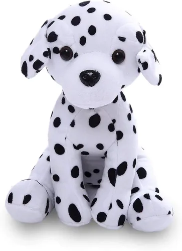 Plushland Juguetes de peluche realistas de perro cachorro de 10 pulgadas, figuras de felpa navideñas para niños, bebés para jugar con (dálmata-10