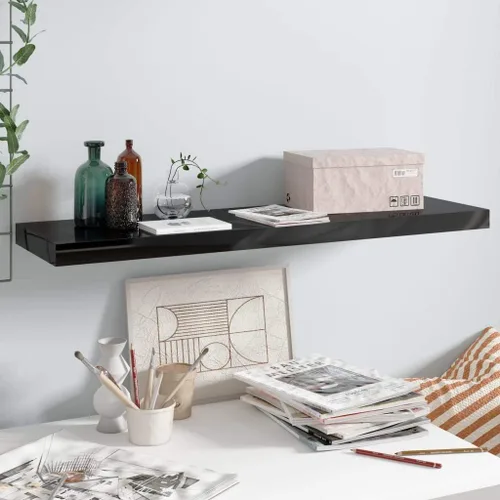 Miniatura 88 de Estantes flotantes de pared, juego de 4 estantes decorativos para montar en la pared, estante colgante con soportes invisibles para decoración