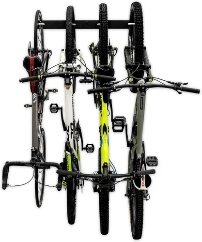 Miniatura 8 de StoreYourBoard Estante de almacenamiento para bicicletas, 4 portabicicletas para garaje, de acero sólido extra resistente, BLAT - Almacenamiento