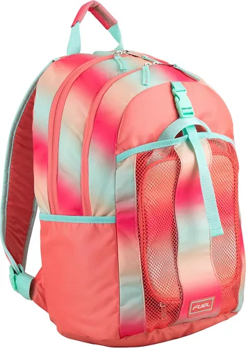 Miniatura 2 de FUEL Combo de mochila con lonchera 18 pulgadas, de lujo, dos compartimentos, resistente al agua, con bolsillos laterales para botella de agua