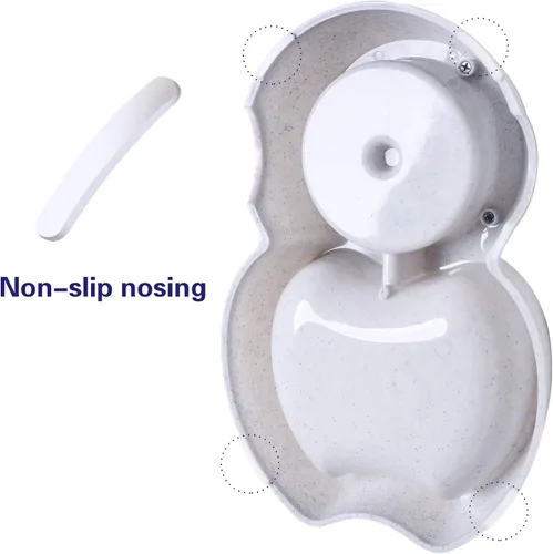 Miniatura 5 de Dispensador automático de alimentos para perros y gatos, sin BPA, repuesto por gravedad, autoalimentación para mascotas pequeñas, 3.8 L (alimentador)