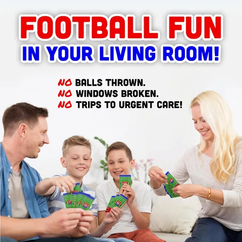 Miniatura 4 de Fourth Down Juego de cartas de fútbol para niños y familias Juego deportivo de ritmo rápido para niños de 8 a 12 años Regalo de cumpleaños