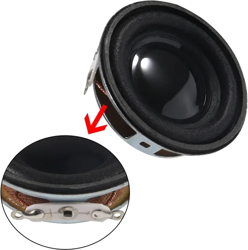 Miniatura 2 de 4 unidades de altavoz de audio de 4 ohmios, 3 W, 1.5 pulgadas, rango completo, woofer estéreo HiFi - Negro