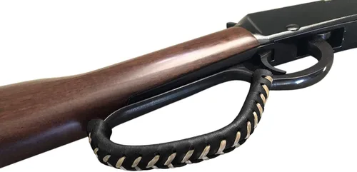 Miniatura 10 de WAYNE'S DOG Envoltura de palanca de cuero genuino para rifles y escopetas de acción de palanca, hecha a mano