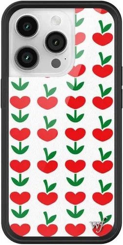 Miniatura 34 de Wildflower Carcasas – Compatible con iPhone 14 Pro Protector negro parachoques, certificado de prueba de caída de 6.5 pies, propiedad de mujeres