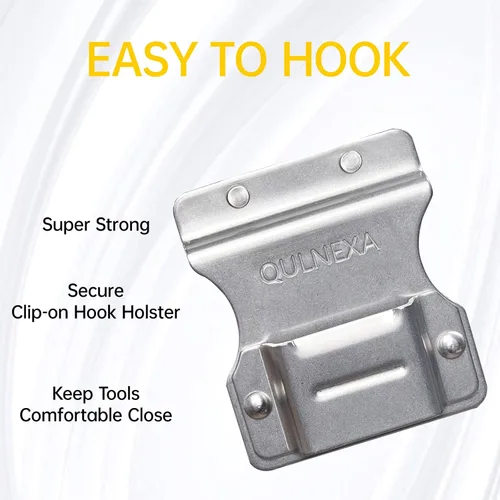 Miniatura 2 de Soporte de taladro con clip para cinturón de herramientas, funda con clip para cinturón de herramientas para soporte de cinta métrica, funda