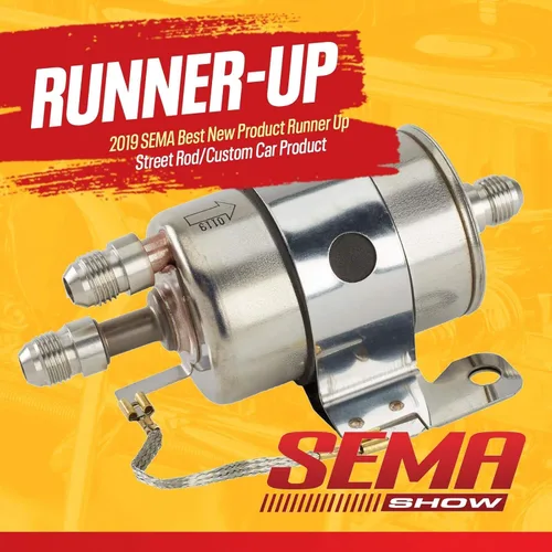 Miniatura 6 de Speedway Motors Regulador de Filtro de Combustible AN6 Deluxe para LS Swap, 58 PSI, Entrada AN6 Integrada, Salida AN6, Filtro de 5 Micrones, Incluye