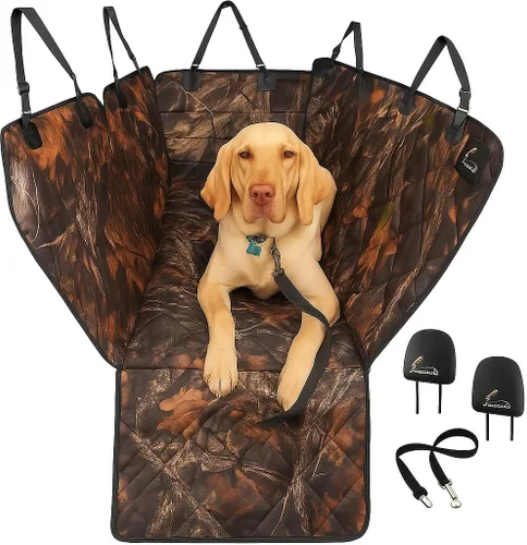 Miniatura 11 de Meadowlark Funda de Asiento de Coche para Perro, Funda de Asiento de Mascota Extra Resistente Talla X-Large para Asiento Trasero, Hamaca para Perro