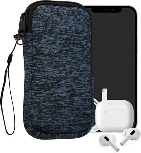 Miniatura 17 de kwmobile Funda universal para teléfono tamaño XS - 3,5/4 pulgadas - Funda de neopreno para teléfono inteligente con cremallera - Funda impermeable