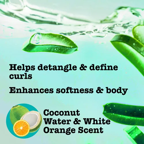 Miniatura 8 de Maui Moisture Curl Quench + Champú de aceite de coco + acondicionador para hidratar y desenredar el cabello rizado apretado, champú suavizante