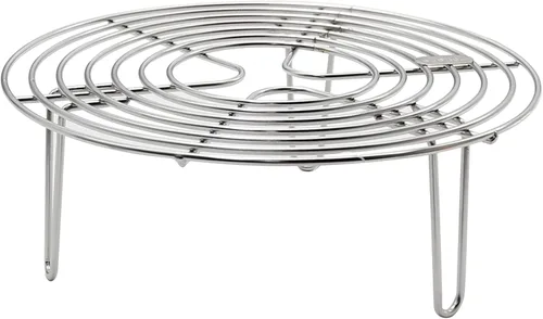 Rejilla Redonda para Vapor y Enfriamiento, Salvamanteles de Olla de Acero Inoxidable, Rejilla de Cocina, Soporte de Rejilla Vaporera de Alambre para