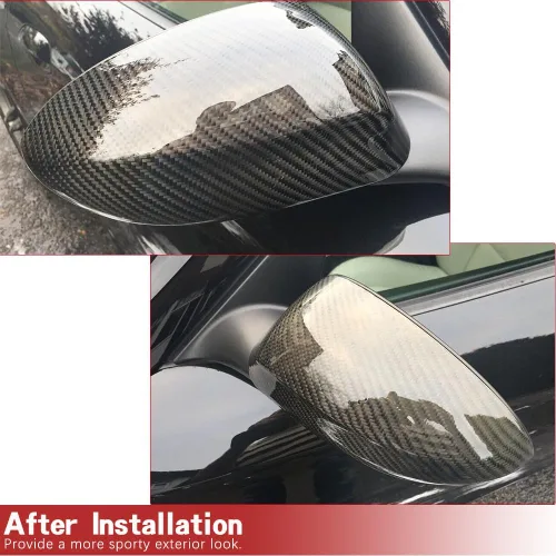 Miniatura 2 de Z4 Cubiertas de espejo retrovisor lateral de fibra de carbono para BMW Z4 E85 2002-2008 estilo adicional tapas de espejo retrovisor (02-08 Z4)